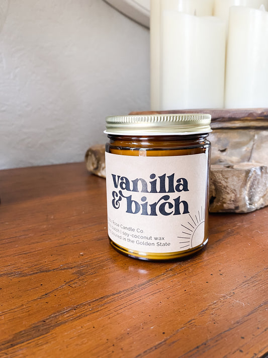 Vanilla and Birch Candle