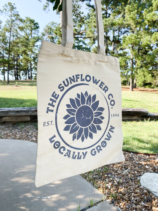 The Sunflower Co Canvas Tote