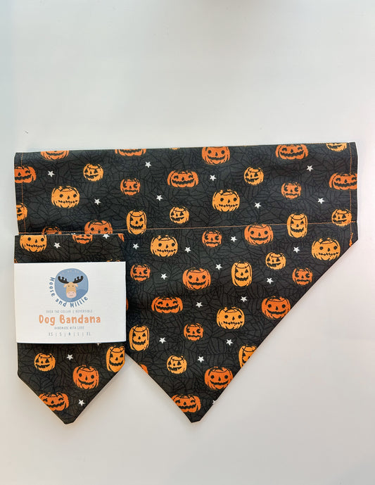 Jack-O-Lanterns - Over the Collar Dog Bandana