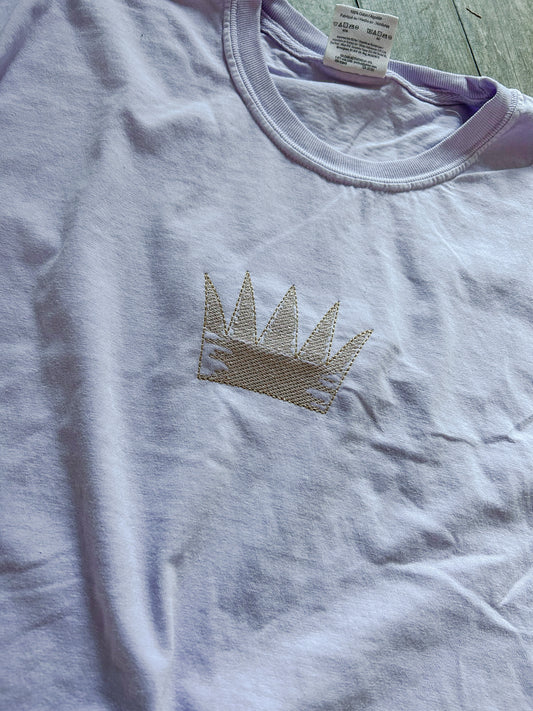 Vintage Crown Cropped Tshirt