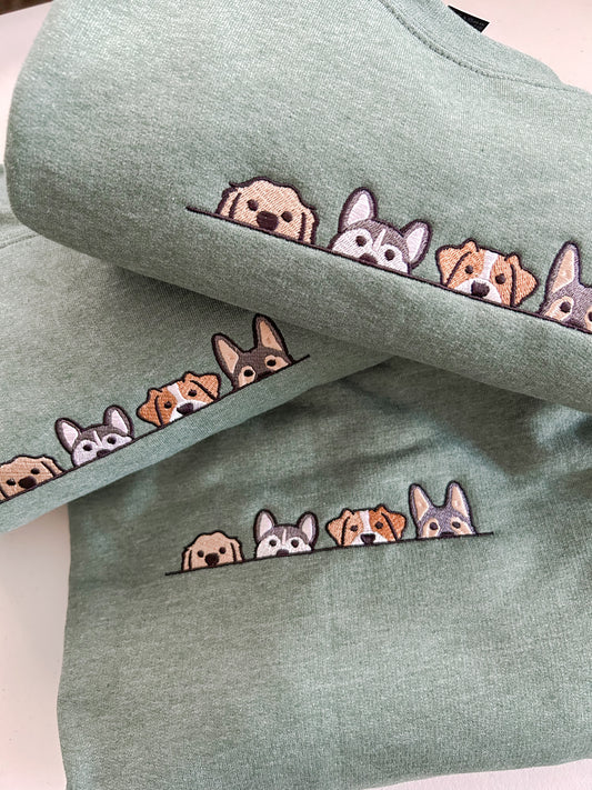 Furry Friend Embroidered Sweatshirt