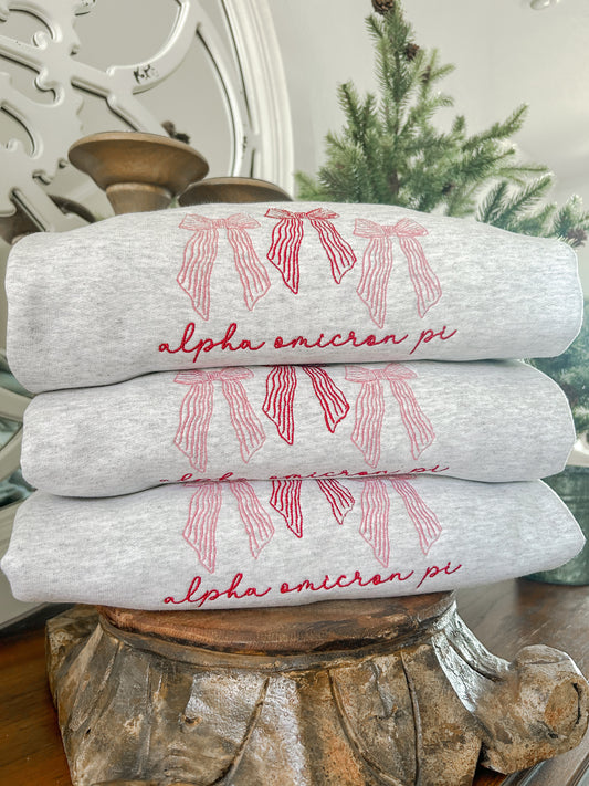 Alpha Omicron Pi - Three Bows