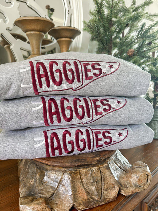 Aggies Checkered Pennant