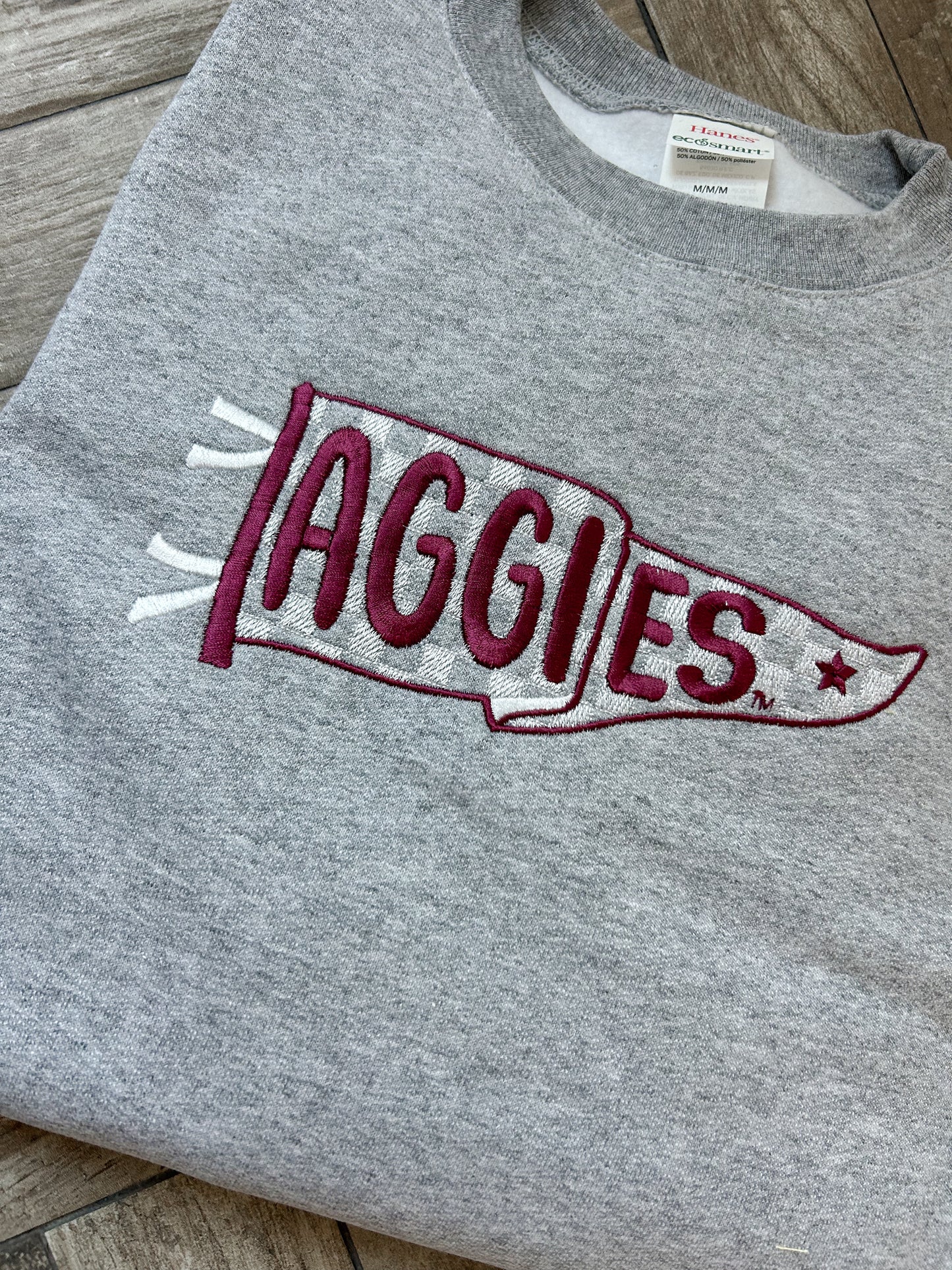 Aggies Checkered Pennant