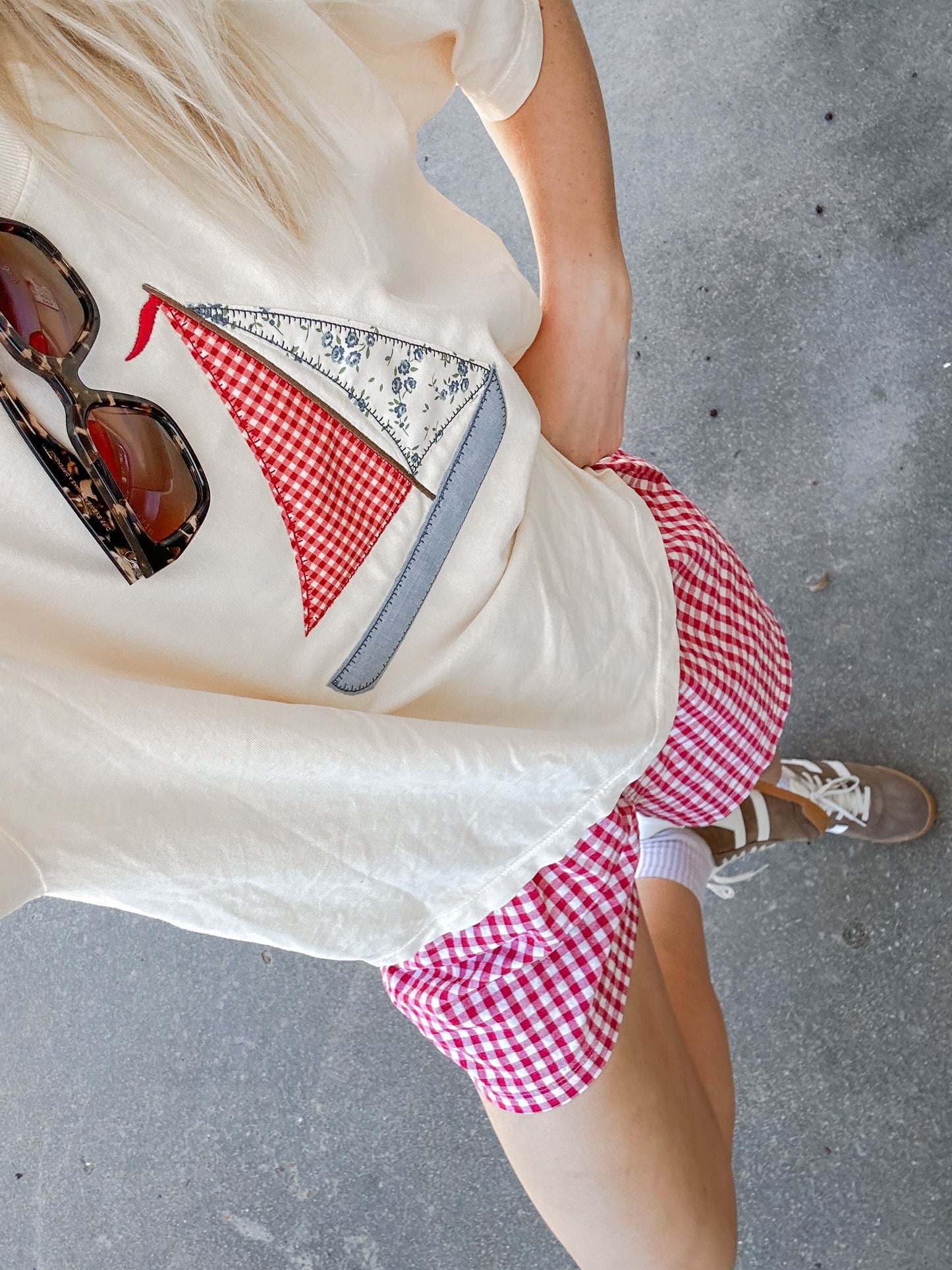 Sail Away Cropped Tshirt