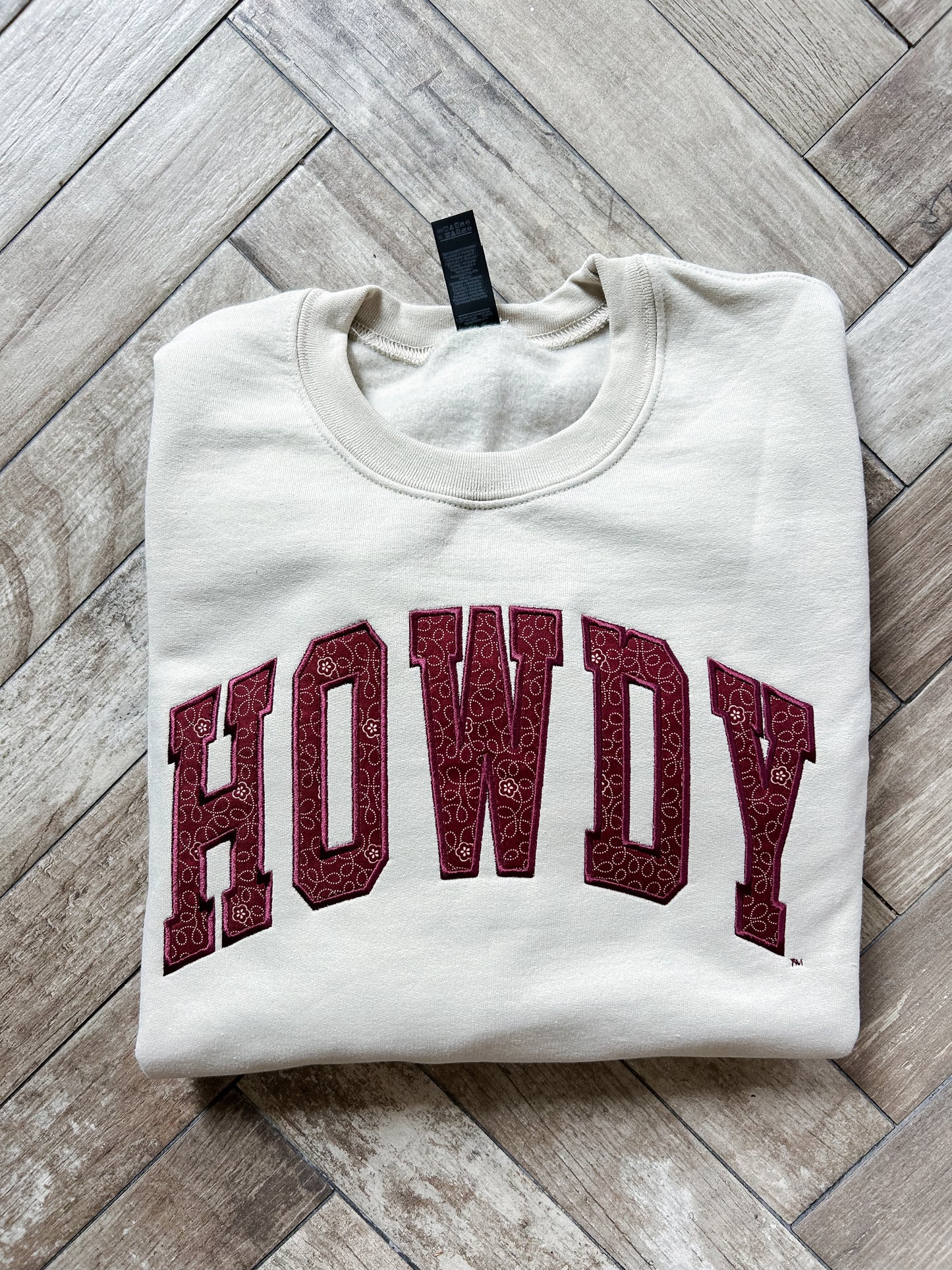 Howdy Applique Sweatshirt
