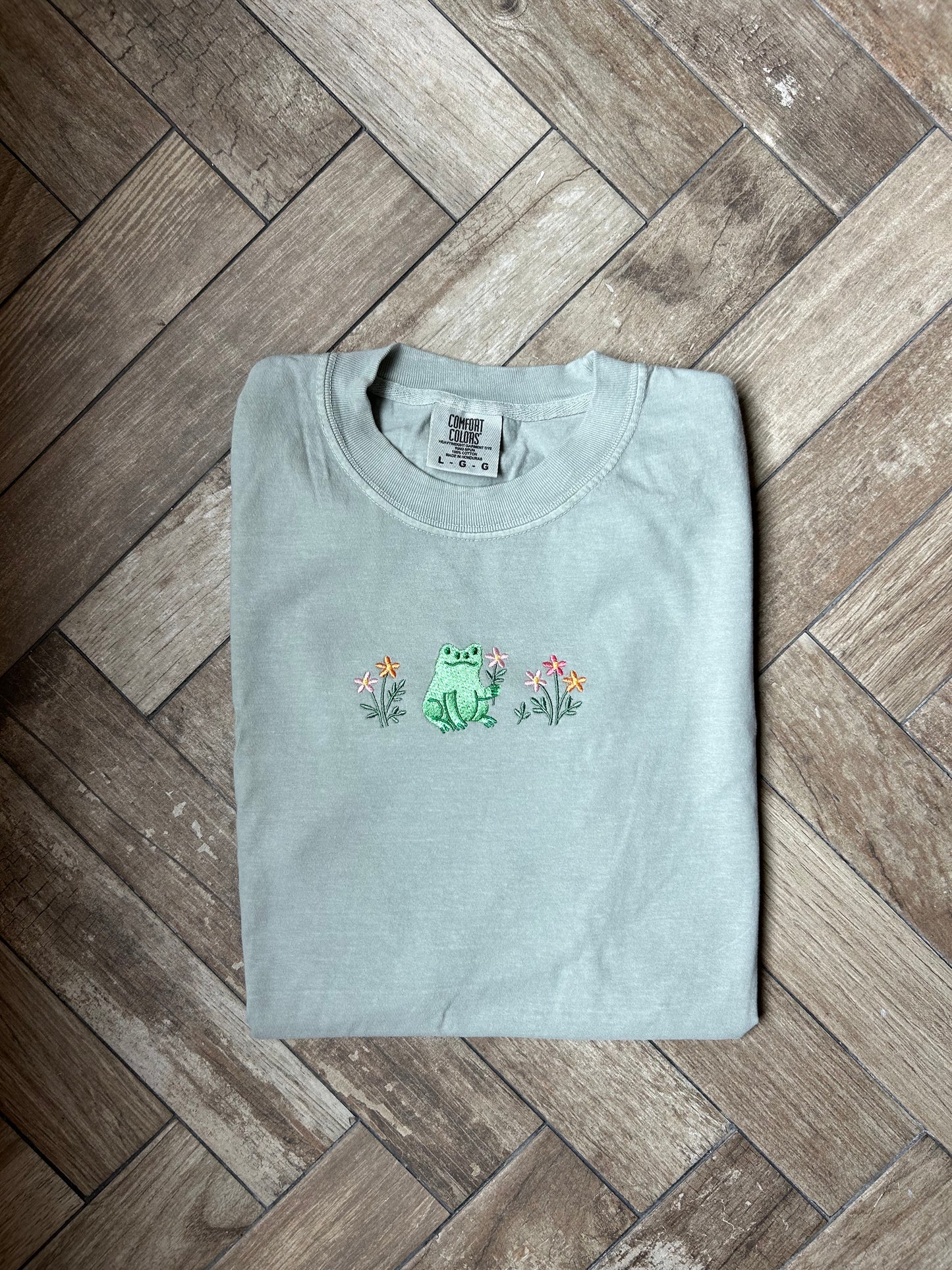 Floral Frog Tshirt