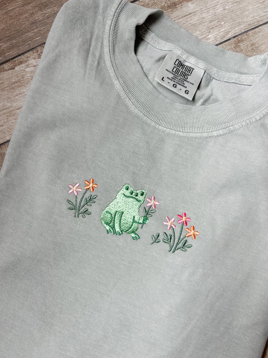 Floral Frog Tshirt