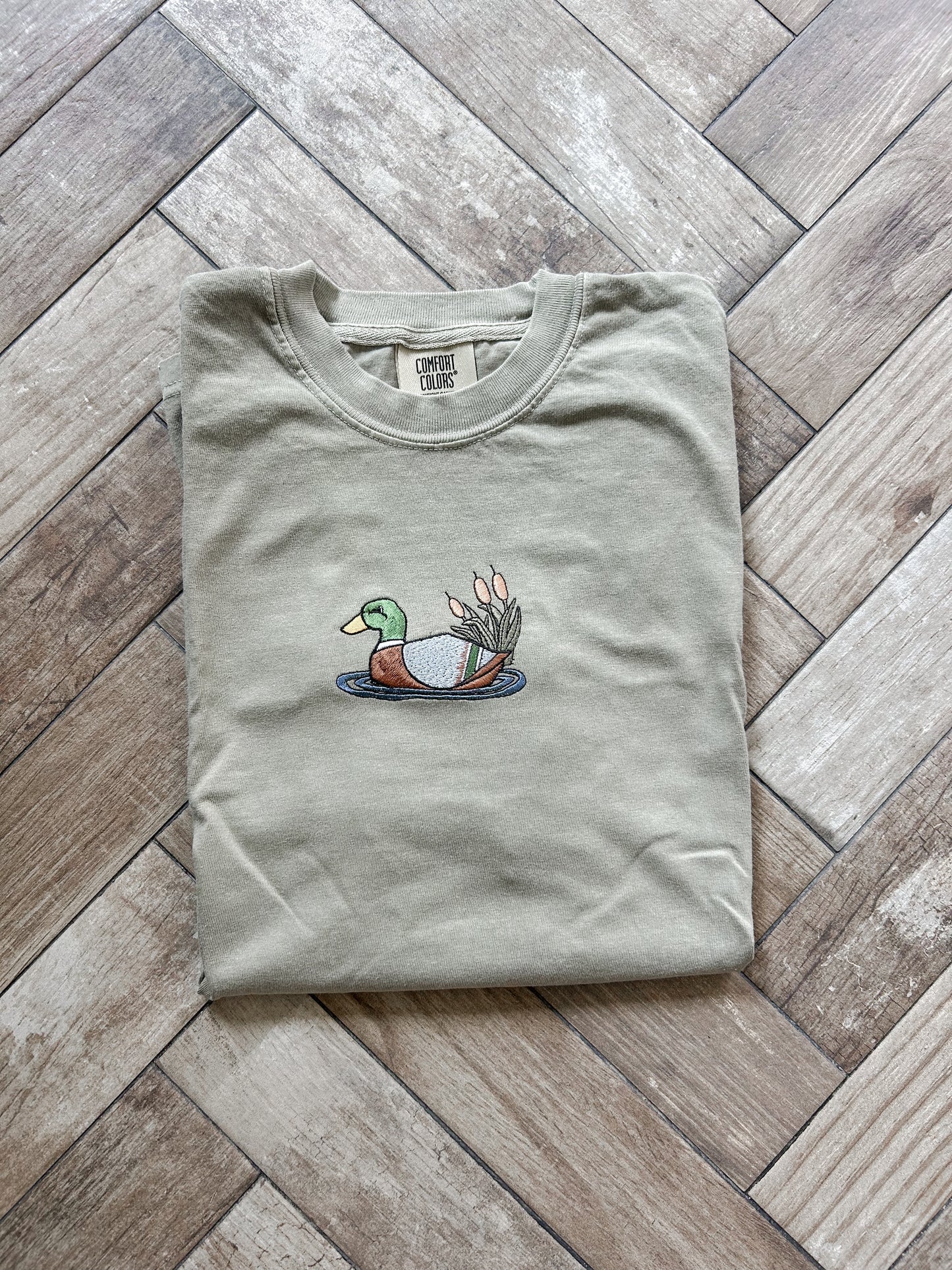 Swimming Mallard