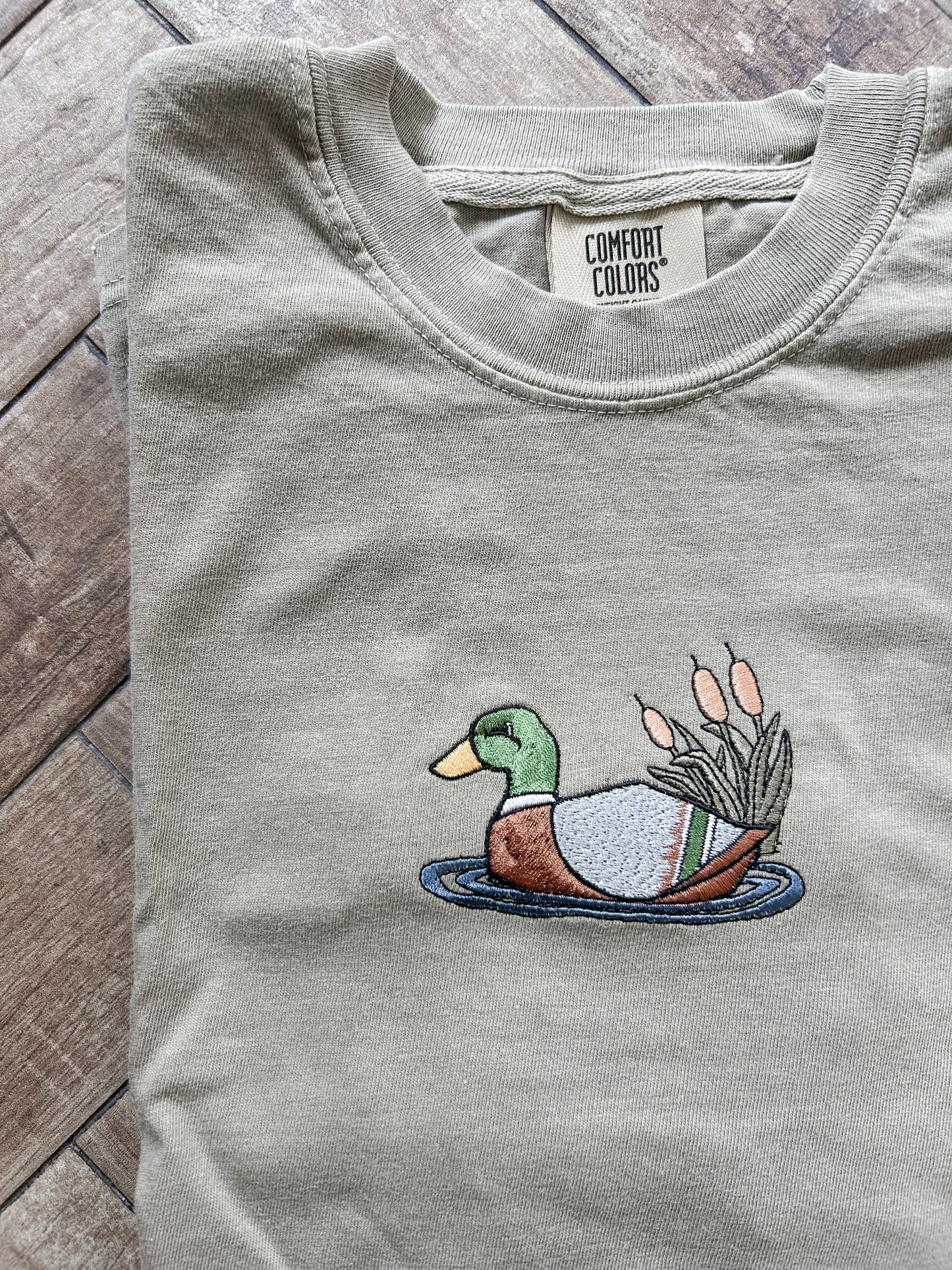 Swimming Mallard
