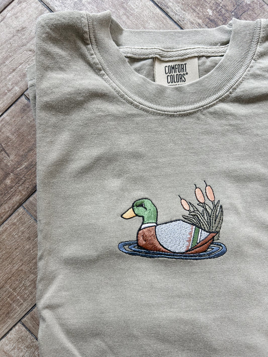 Swimming Mallard